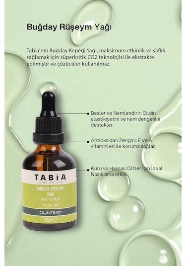 Tabia Buğday Ruşeym Yağı 50 ML