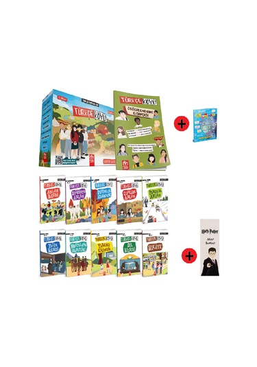 3. Sınıf Hikaye Kitabı Seti Model Yayınları Türkçe Köyü + 3. Sınıf Test Kitabı + Kişiye Özel İsimli Harry Potter Kitap Ayracı