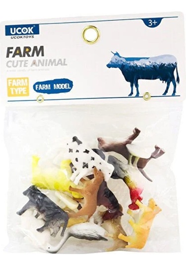 Minik Eller İçin Büyük Eğlence 12 Parça Yumuşak Ve Sevimli Çiftlik Hayvan Seti Hayvan