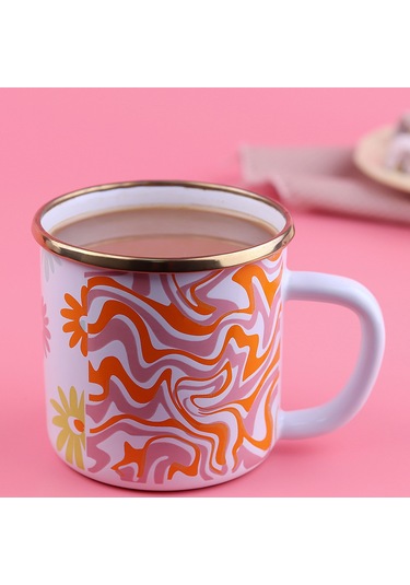 EMAYlab Retro Hippi Emaye Kupa