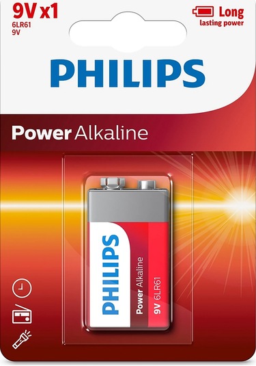 Ayt Philips 6lr61-p1b 9 Volt Power Alkalin Pil Tekli