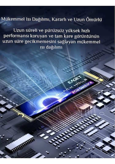 Eaget 3500mbps Yüksek Hızlı M.2 2280 Nvme Ssd Pcle Gen3x4 Hızlı