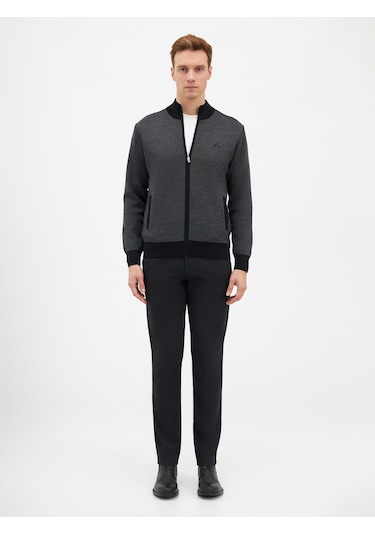 Karaca Erkek Regular Fıt Triko Kazak-siyah 113301030-07-l 114724 Siyah