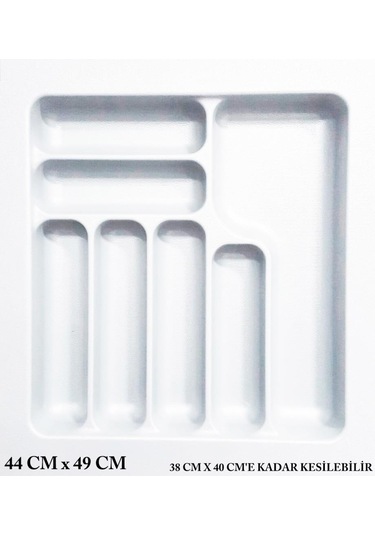 Starax Çekmece İçi Kaşıklık Beyaz En 44 CM Derinlik 49 CM