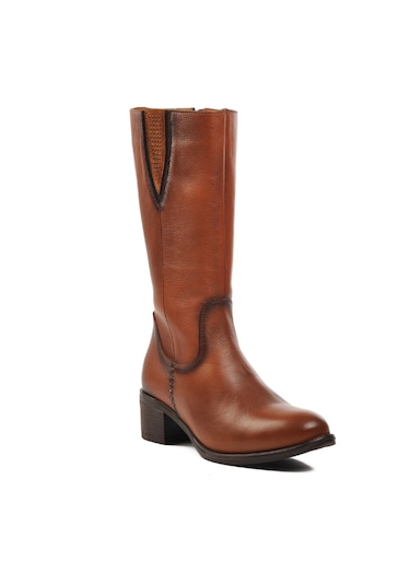 Taba Kadın Çizme 9289 Z Taba