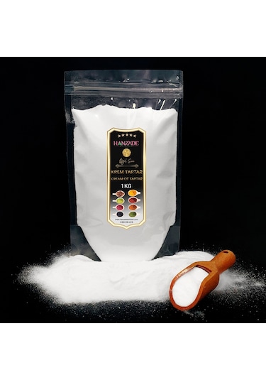Hanzade Bitkisel Krem Tartar Potasyum Bitartarat 1 KG