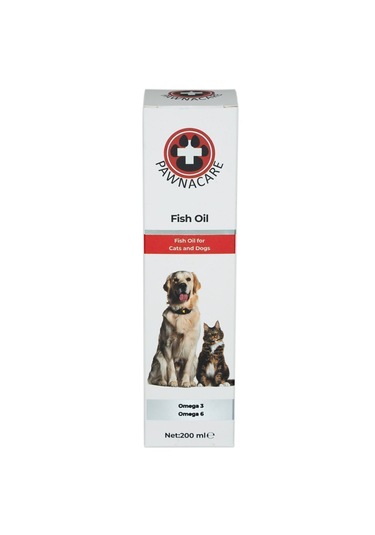 Pawnacare Fish Oil Kedi ve Köpekler İçin Tüy Sağlığı Destekleyici 200 ML