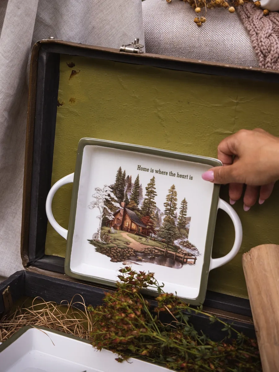 Lefard "family House" Fırında Pişirme İçin Kulplu Kalıp 204133901 Beyaz