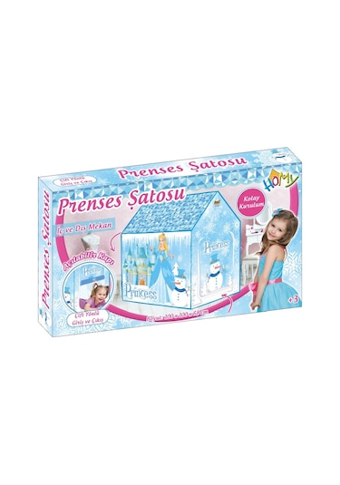 Homy Buzlar Ülkesi Mavi Prenses Şatosu Kız Çocuk Oyun Çadırı