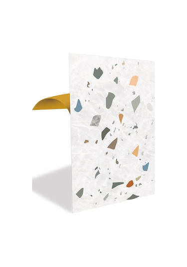 Tink Kendinden Yapışkanlı Terazzo Desenli Pvc Panel 41x62 Cm