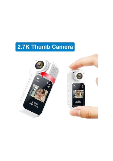 Yanxi S70 2.7k Hd 180 Thumb Wıfı Manyetik Tutuculu Outdoor Aksiyon Kamerası Siyah