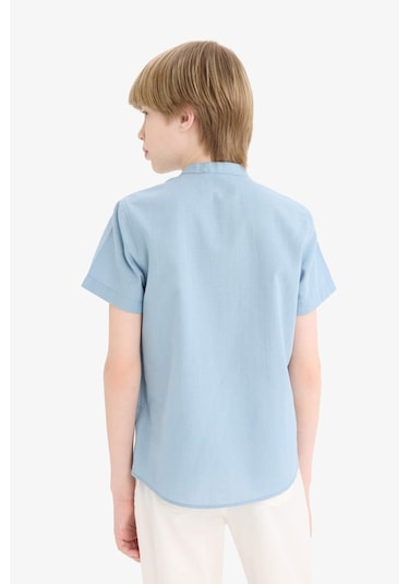 DeFacto Erkek Çocuk Hakim Yaka Kısa Kollu Gömlek F3583A825SMBE760