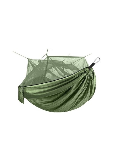 Zsykd Şifreli Sivrisinek Ağlı Hamak - Kamp, Plaj Ve Seyahat İçin - 260x140 Cm Turuncu Kırmızı Gri Yeşil Yeşil