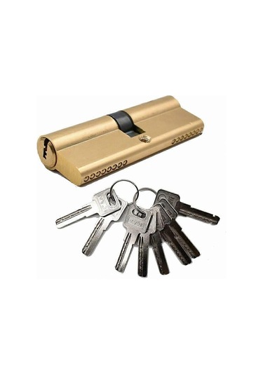 Silindir Kilit, Çıkarılabilir Silindir Kilit Silindiri, 42,5/42,5 85 Mm , 8 Pirinç Anahtar
