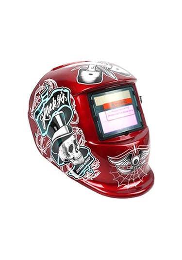 Güneş Otomatik Karartma Kaynak Maskesi Argon Ark Kaynak Kaskı Kızıl Korsan