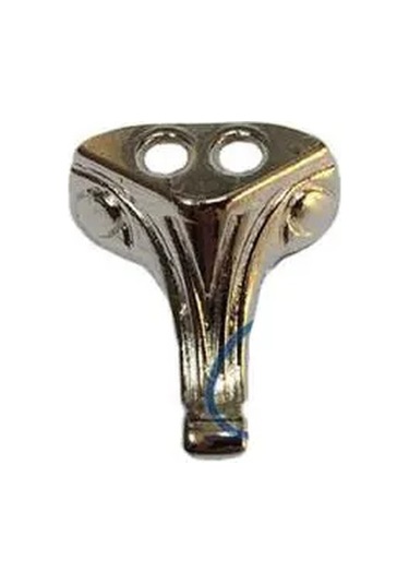 Moda Taşlı Ahşap, Mdf, Sunta Sandık Ayağı, Kutu Ayak 1,5 Cm - Nikel Çok Renkli