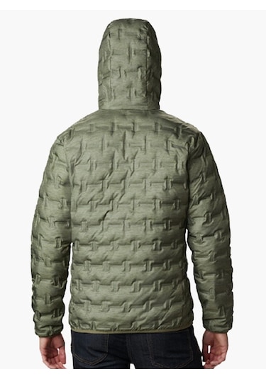Columbia Wo0954 Delta Ridge Down Hooded Erkek Kaz Tüyü Mont Yeşil