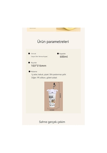 Maoyaya Büyük Kapasiteli Paslanmaz Çelik Termos Mavi 1 Lt - Mavi Renk Mavi