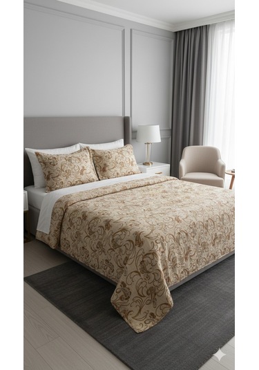 Rüya Tek Kişilik Pike Yatak Örtüsü Nevada Çok Renkli