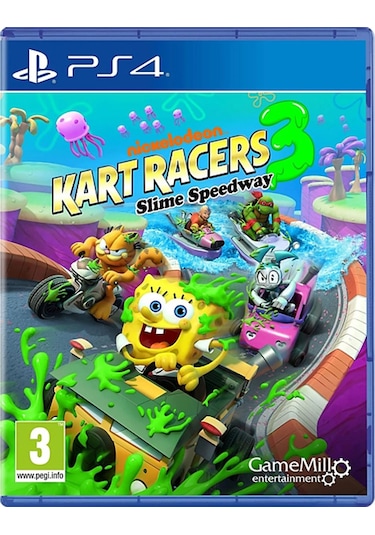 Nickelodeon Kart Racers 3: Slime Speedway Ps4 Oyun