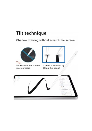 Fastbuy Tutkal Kalemi: Yanlış Dokunuş Engeli, Bluetooth Gerektirmeden Hemen Kullanıma Hazır, Hassas Ve Dürtüsüz Akış, Renk: