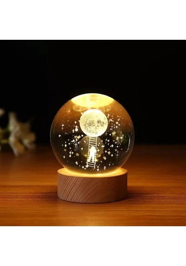 Astronot Tasarımlı Işıklı Küre 01