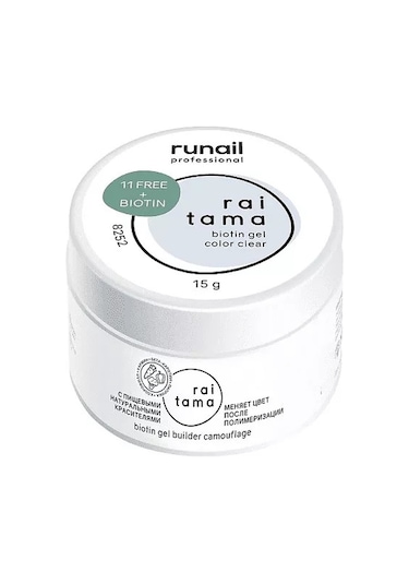 Runail Professional Şeffaf Protez Tırnak Jeli Uv Builder Gel Raitama 15gr. 8252