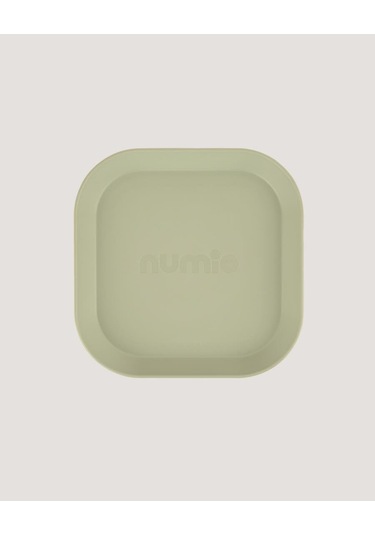 Kare Bebek Mama Tabağı 2'li Sage Green - Vanillia