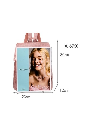 İpli Kadın Sırt Çantası Büyük Kapasiteli Sırt Çantası - Gri Diğer