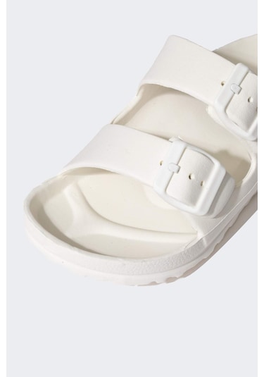 DeFacto Kız Çocuk Düz Taban Eva Terlik T4067A624SMWT41 Beyaz