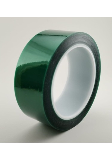 40 Mm X 66 Mt (±1 Mt) 0,60 Micron-Isıya Dayanıklı Yeşil Bant