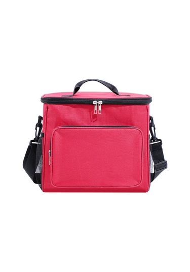 Öğle Yemeği İçin Yalıtımlı Soğutucu Çanta, Kırmızı - Stokta Red Yd Diğer
