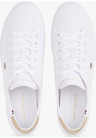 Vulc Canvas Lace Up Sneaker Beyaz