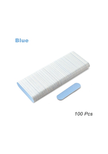 100 Adet Çift Taraflı Ahşap Tırnak Dosyaları Tek Kullanımlık Mini Ahşap Dosya Zımpara Tahtası Renkli Zımpara Taşlama Parlatma Manikür Araçları Koyu Gri