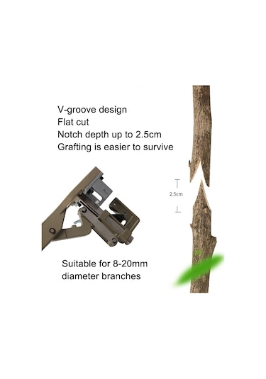 Sones Meyve Ağacı Aşılama Makası Kalın Dal Fidan Aşılama Makinesi
