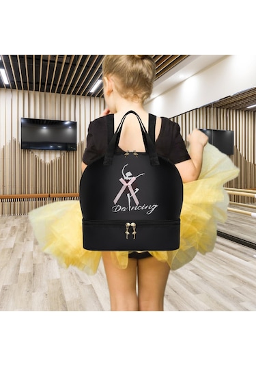 Suntek Bale Dans Sırt Çantası Sporları Seyahatleri İçin Siyah