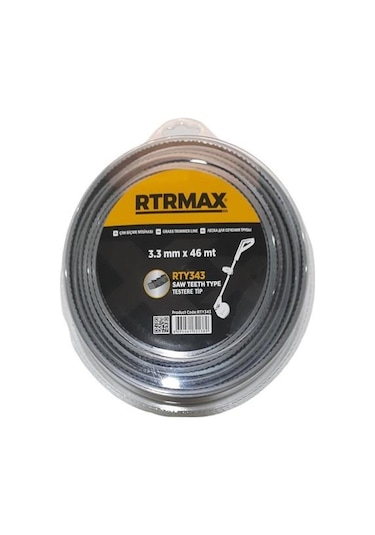 Rtrmax RTY343 Tırpan Misinası Testere 3.3 MM x 46 M