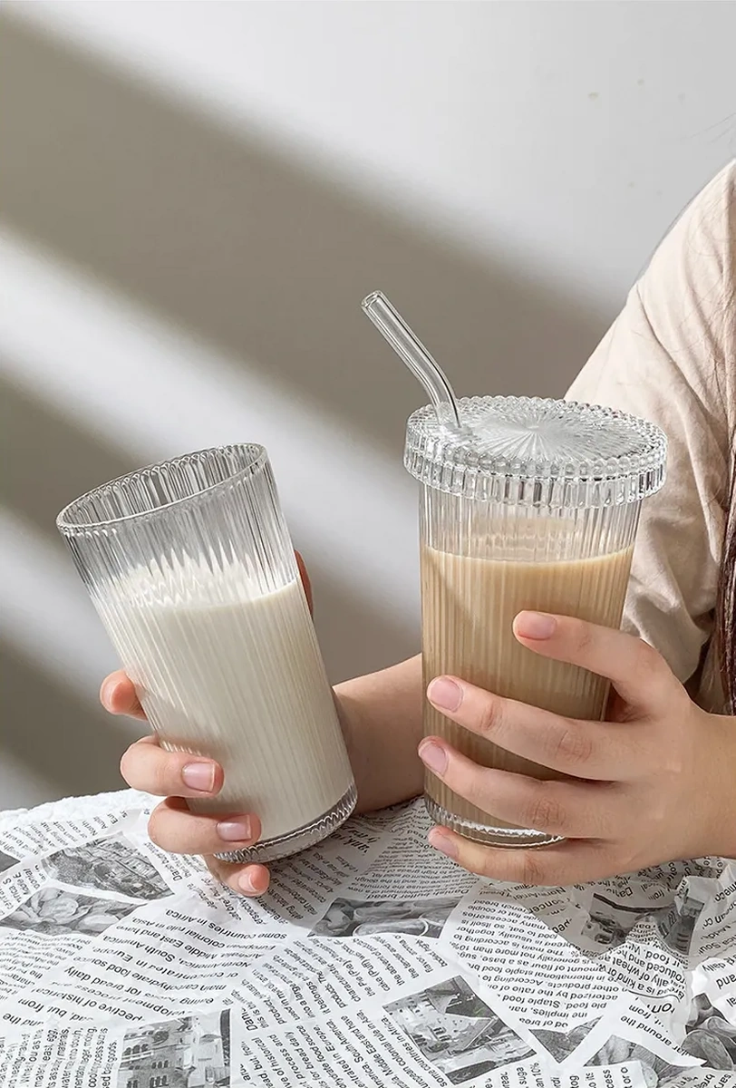 Conflate Pipet Ve Kapaklı 375 Ml 2 Parça Bardak Seti 418735151 Beyaz