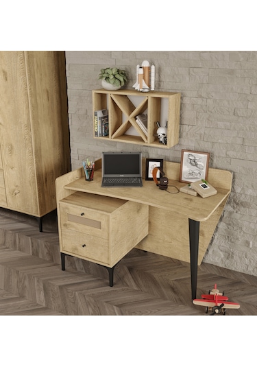 Trio Wood L Genç Odası %100mdf Meşe