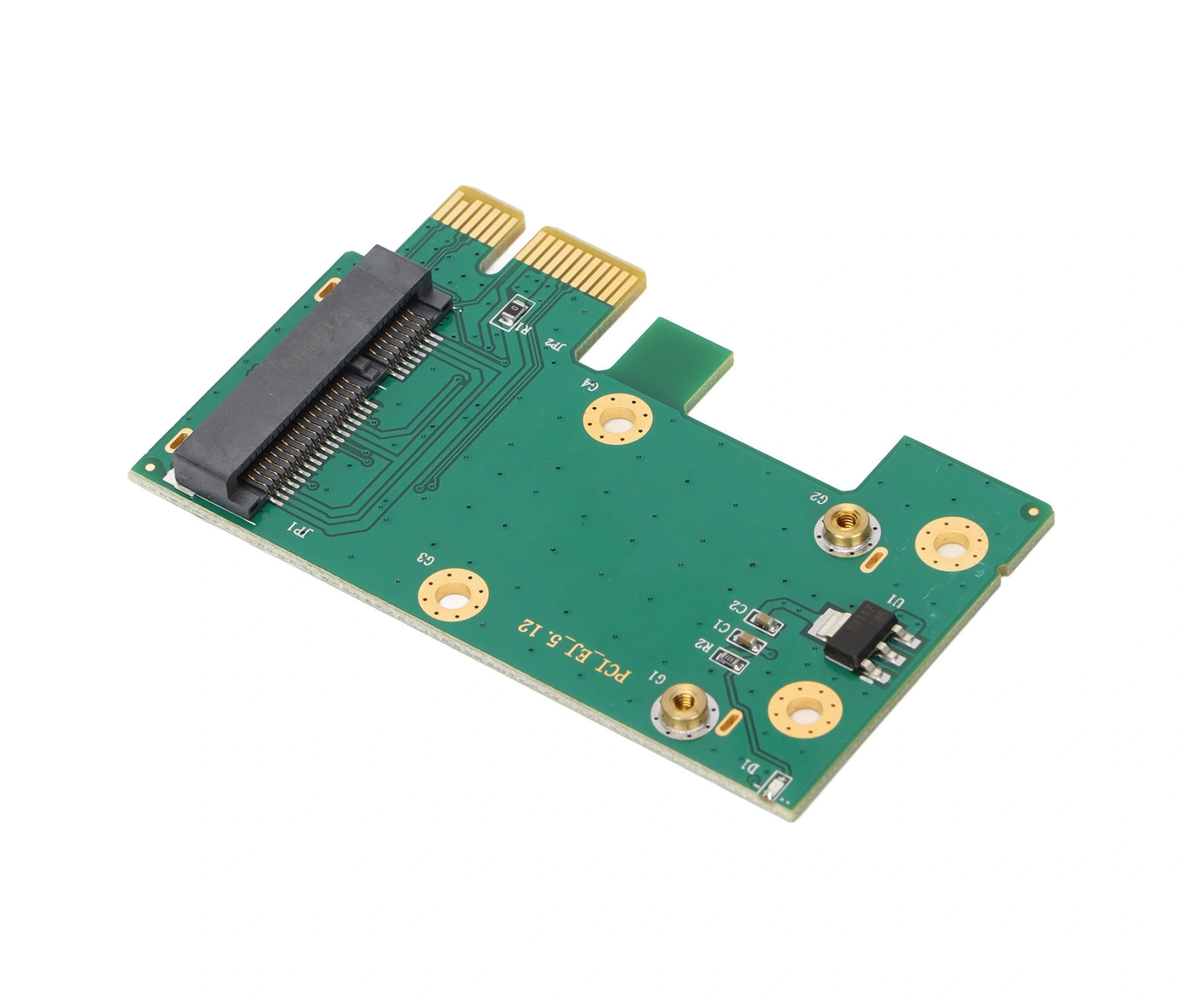 Xiyyadms Masaüstü Bilgisayar İçin Mini Pcı-e'den Pcı-e'ye Dönüştürücü, Antenli, Tak Ve Kullanın, Dayanıklı Pcb Malzeme, Kablosuz Kart Bağlantı Adaptörü