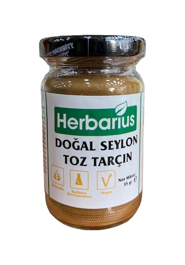 Herbarius Doğal Seylon (Seylan) Toz Tarçın 35 gr