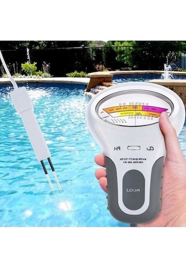 Moly Ph Ve Klor Cl2 Seviye Ölçer Test Cihazı, Yüzme Havuzu Spa Su Monitörü