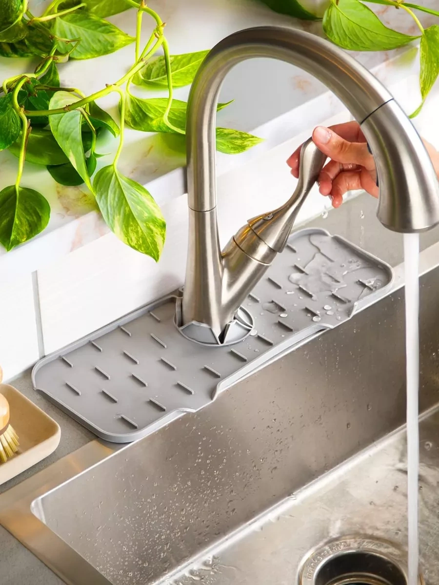 2s.k Musluk Altı Silikon Lavabo Paspası 183575606 Gri