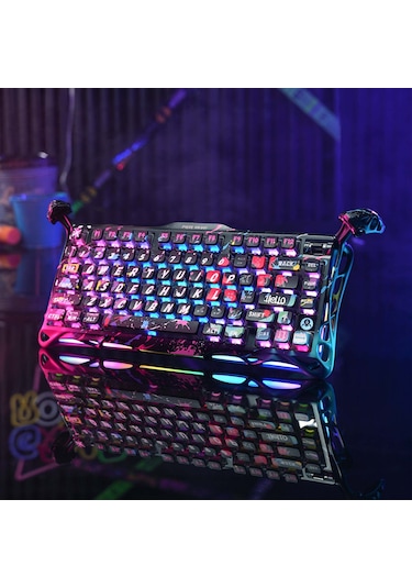 Gravastar Mercury V75 Pro He Hall Effect Manyetik Switch Gaming Klavye, Hot-swappable, Rapid Trigger