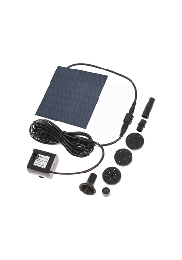 Leezsing Güneş Enerjili Sürekli Akışlı Su Pompa - 75cm Yükseklik, 160l/saat Debi, 20000+ Saat Ömür, Sıfır Elektrik Tüketimi