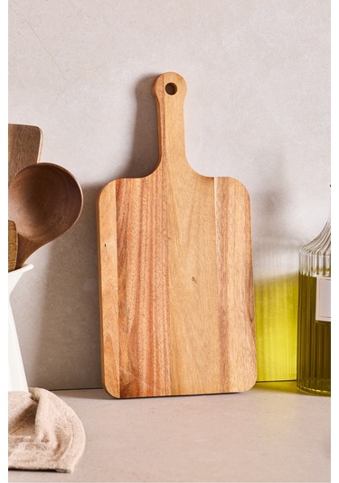 Akasya Kesme Tahtası 38x18 Cm Kahverengı Diğer