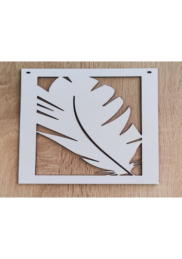 Yaprak Temalı Duvar Süsü 4lü Set