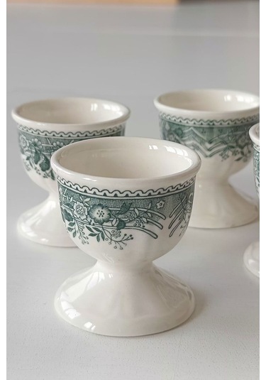 Burgenland Antika Yumurtalık Yeşil Küçük Boy 4 Parça Yeşil