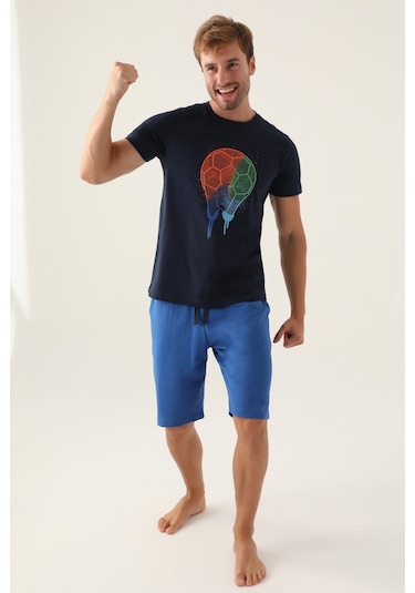 Rolypoly Football Lacivert Erkek Bermuda Takım 5274-42994 Lacivert