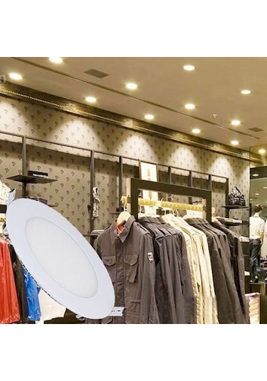 Helios Opto 3w Sıva Altı Yuvarlak Panel 3200k Günışığı Işık Hs 10